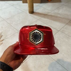 Disney Star Wars Hat Cap New Era 9Fifty Snapback Adult Snap Back Hat Shiny Red